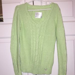 Justice Green sweater